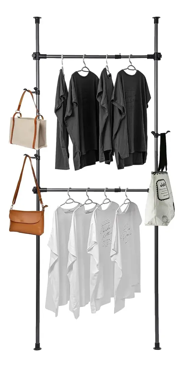 Perchero Organizador De Ropa 2 Niveles