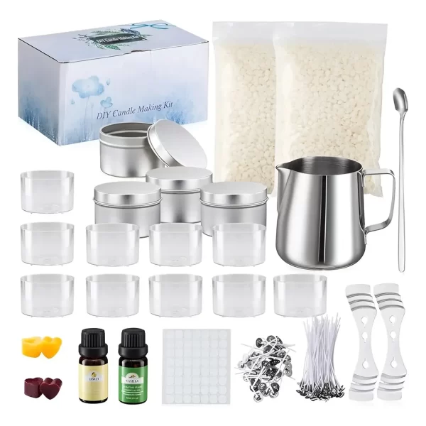 Kit De Fabricación De Velas Para Principiantes, 153 Piezas Mundo Magia