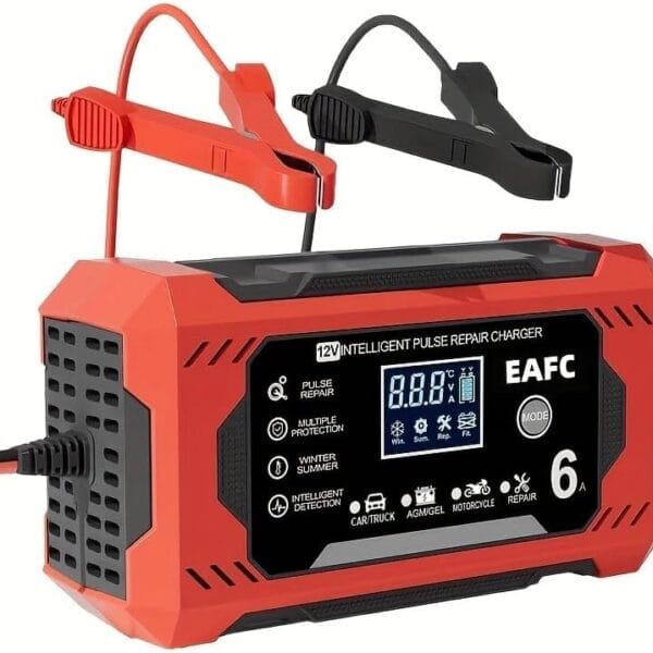 Cargador de bateria partidor inteligente 12V para Auto Moto
