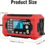 Cargador de bateria partidor inteligente 12V para Auto Moto 2 16A 1