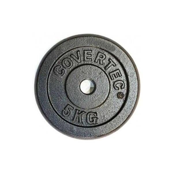 SET 2 DISCOS PESA 5 KILOS COVERTEC | Acero