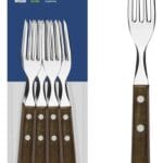 Pack 12 Tenedores De Mesa Tramontina Tradicional Mango Madera 1 1A 157