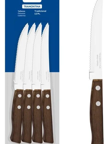 Pack 12 Cuchillos Tramontina Asado 5 Pulgadas