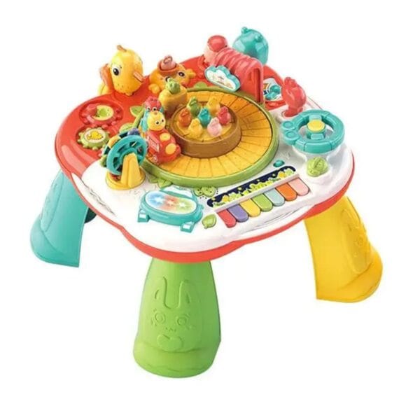 BEBESIT | Mesa Piano de Juguete interactivo 2 en 1 18M+