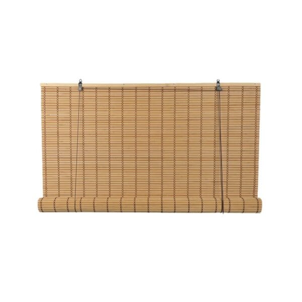 Cortina Roller Bambú Persiana Enrollable 150 X 200 Cafe Claro