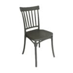 Set 6 Silla Plástico Apilable Nordic Design Gris Escandinavia 1 1A 199