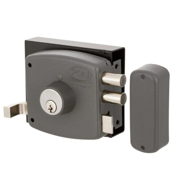 Cerradura Sobreponer POLI Chilena 2010 con Caja Reja