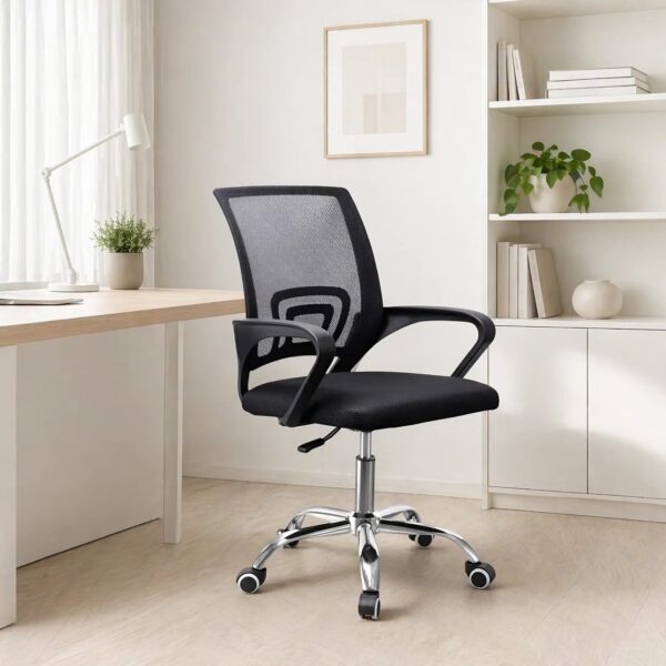 Silla Ergonómica Oficina Computador Malla Mesh Negra 150 kg