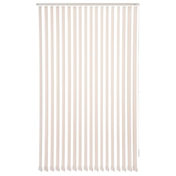 Cortina Vertical Screen 130cm ancho x 230cm alto Persiana Beige BERTEX