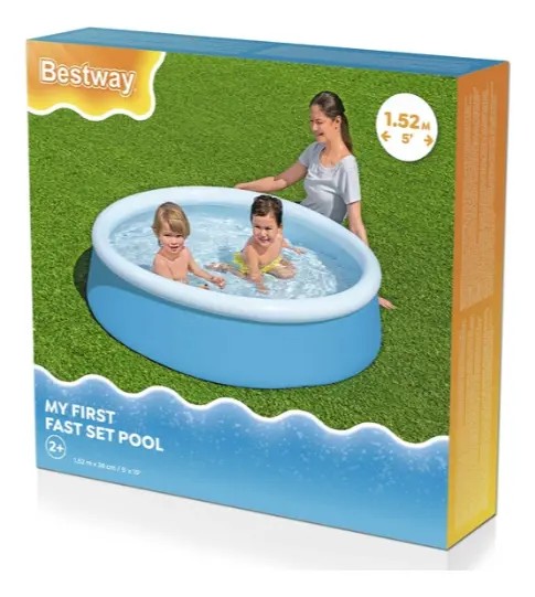 Piscina Bestway My First Fast Set 1.52x38cm Azul