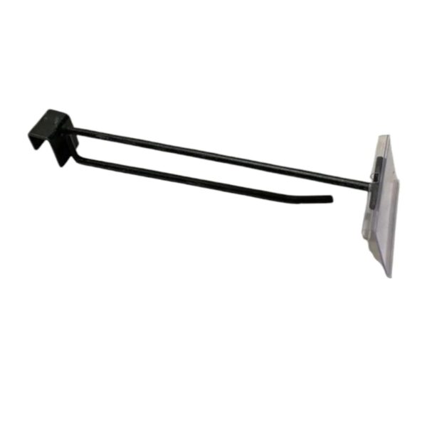 Set 20 Ganchos Doble para Barra Negro 35cm 6mm Gms