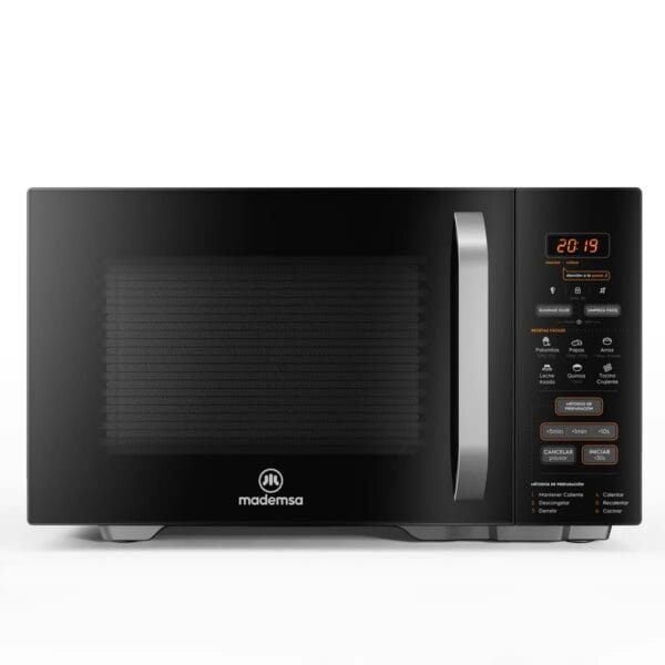 Microondas Mademsa 28 Litros Digital Descongelamiento Inteligente MM28FB Negro