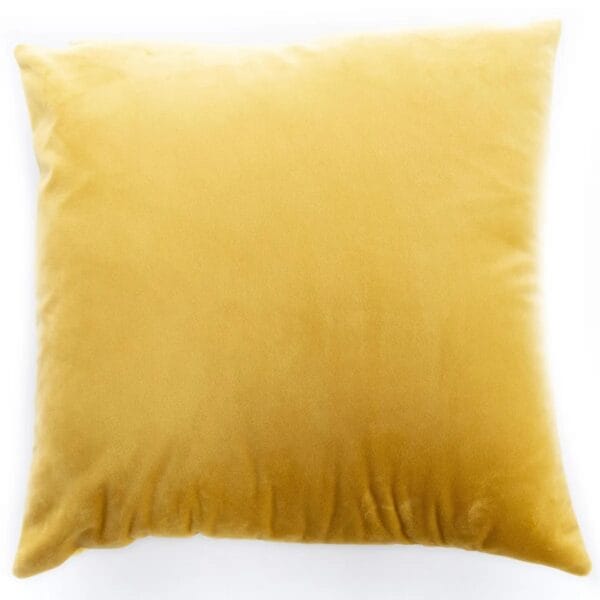 Set 3 Cojines Velvet 46x46 cm - Mostaza JUST HOME COLLECTION