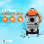 Aspiradora de Polvo y Agua 1500 W 30 Litros ASPI30L1500W- LERNEN 2 2A 164