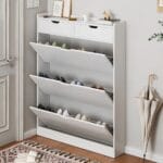 Zapatero Organizador con 3 Puertas y 2 Cajones, Capacidad 12 Pares Element Design 3 2A 180