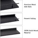 Repisa Flotantes De Madera Multipropósito Kit X4 NAN0103 3 2A 199