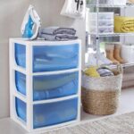 WENCO | Cajonera 46x68x39 cm 136.5 l Blanco/Azul 2 2A 218