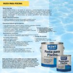 KENT Pasta Piscinas nivela - cubre 1/4 GALÓN 1.6 KILOS 2 2A 237