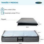 Pack 2 Bolsas Organizadoras Bajo Cama Carry All® 75lts 2 2A 51