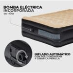 Colchón Inflable Eléctrico Kano Queen 2 Plazas KANO 3 3A 164