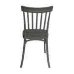Set 6 Silla Plástico Apilable Nordic Design Gris Escandinavia 4 4A 160