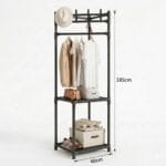 Perchero Estante Esquinero Organizador Colgador Multiusos 4 4A 176
