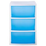 WENCO | Cajonera 46x68x39 cm 136.5 l Blanco/Azul 4 4A 191