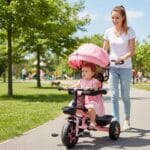 Coche Triciclo Infantil 4 En 1 Rosado 4 4A 70