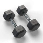 Mancuerna Hexagonal Recubierta En Caucho 10 kg - TEN SERIES 4 4A 96