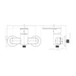 Monomando Ducha Verona Cromo - Stretto 4 4A 98