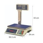 MAIGAS | Balanza Electrónica 30 kg azul/blanco 5 5A 104