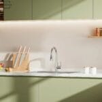 LEFORGE BAIN | Llave Monomando Lavaplatos Extensible Griferia Cocina Plateado 5 5A 127