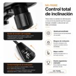Silla Oficina escritorio Ergonómica Giratoria Casa Bella Con Apoyacabezas Negro Prime 5 5A 168