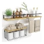 Kit Repisas Flotantes De Pared Estante Organizador Baño 5 5A 54