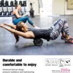 Rodillo Pilates Fitness Entrenamiento 33 X 14 Cm Color Negro FITMAX 9 9A 13