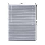 Persiana aluminio plateada 165x140 - JUST HOME COLLECTION 9 9A 16