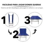 Mesa de Ping Pong Plegable Azul ATLETIS 6 Atletis 5