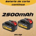 Motosierra Inalámbrica 8 Belida + 2 Baterías 4 Belita 8 2