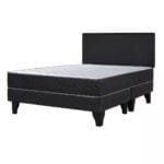 Cama Europea Apolo Black 2P BD Respaldo 6