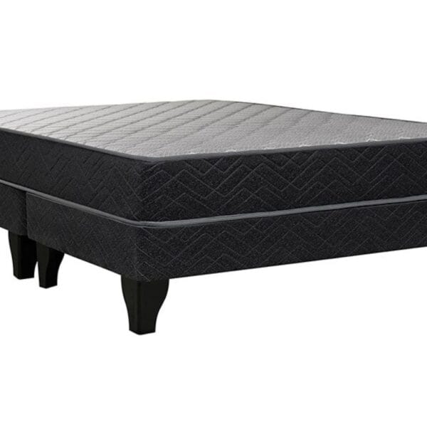 Cama Europea Apolo Black 2P BD CELTA CON DETALLE