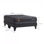 Cama Europea Pocket Plus Galicia 2P x 2 m BD CELTA 4 Celta Galicia 7