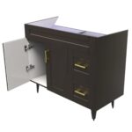 Mueble Base para Baño Deluxe 100SK Cafe 98x80x45 5 Deluxe