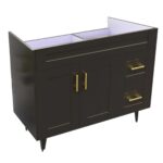 Mueble Base para Baño Deluxe 100SK Cafe 98x80x45 4 Deluxe 2