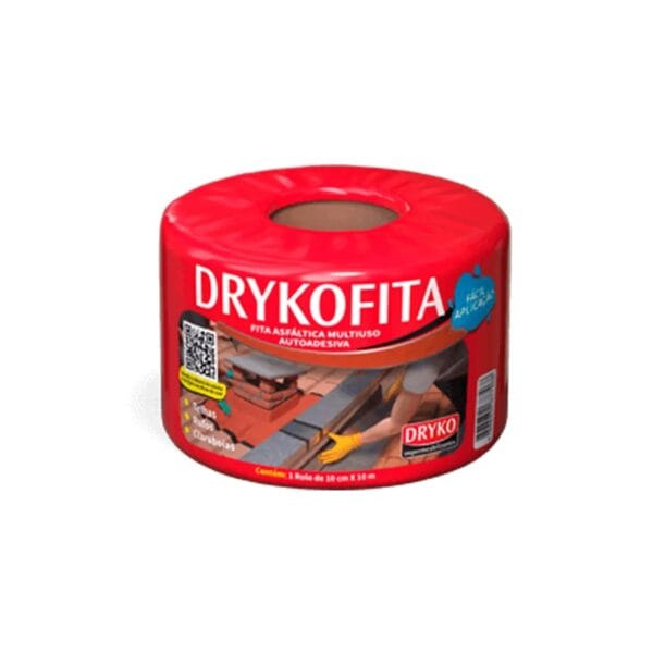 Pack 2 Cintas Asfálticas Tapagoteras 10 cm x 10 m DRYKOFITA