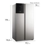 Refrigerador Side by Side No Frost 624 lt. Inox ES60S 7 Electrolux 624lt. ES60S 8