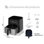 Freidora de Aire Plus Edition 5L Kitchen-It 6 Kitchen it 5lts. 5