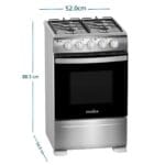 Cocina a Gas Mabe 4 Platos Inox CMC20AXX-2 7 Mabe CMC20AXX 2 6