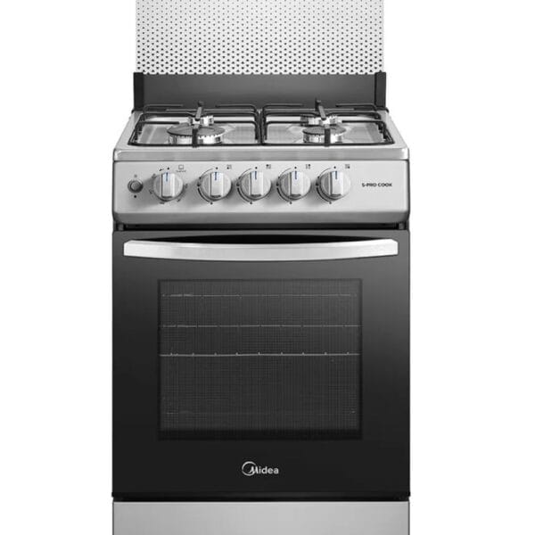 Cocina a Gas MIDEA 4 Platos Silver MFO-MG20TCSSL