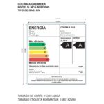 COCINA GAS MIDEA MCG-5QPI30NS 5 P GRILL GRIS 9 Midea ProCook 500 7