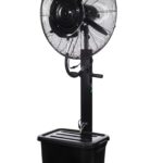 Ventilador Nebulizador Industrial 26" con Agua Negro 10 Niebla 10